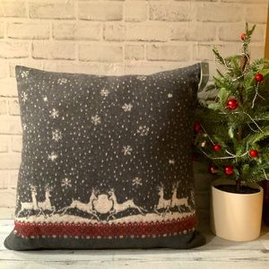 Boca Home Reindeer Pillow
